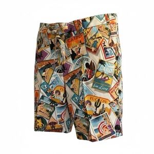 LOUDMOUTH Golf Postcards From The Wedge Shorts - Men's